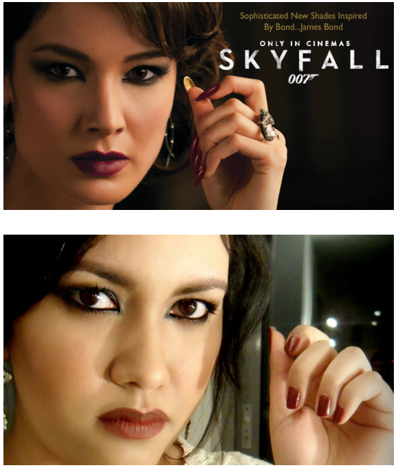 Skyfall Severine Makeup Inspired Look