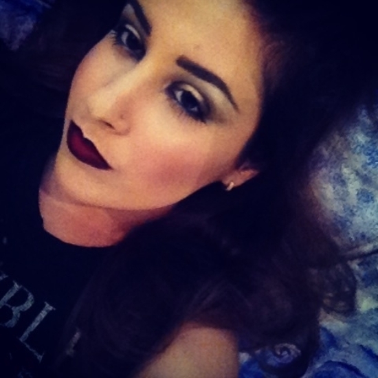 Bronze and gold smokey eye