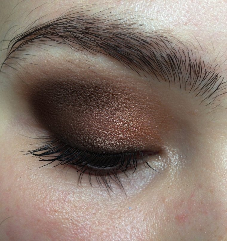 Warm Browns and Metallic Pink
