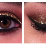 Summery Evening Eye w/ Glitter