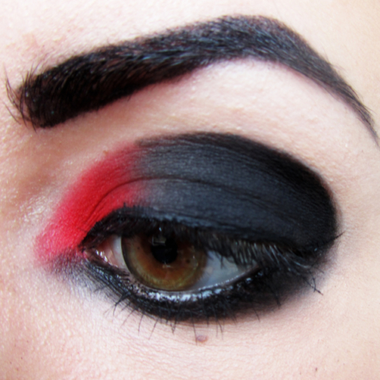 Red & Black Gothic Makeup