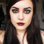 Red & Black Gothic Makeup
