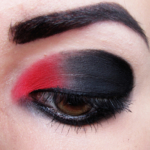 Red & Black Gothic Makeup