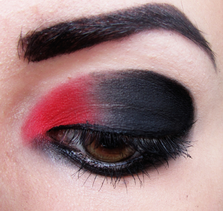 Red & Black Gothic Makeup Temptalia
