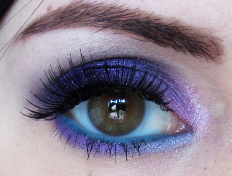 Smokey Purple Glitter Eye