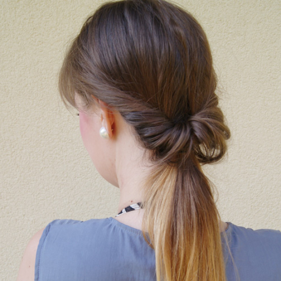 The Inside-Out Ponytail