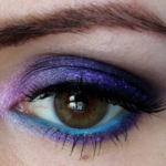 Smokey Purple Glitter Eye