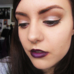 Neutral Eye & Purple Ombré Lip