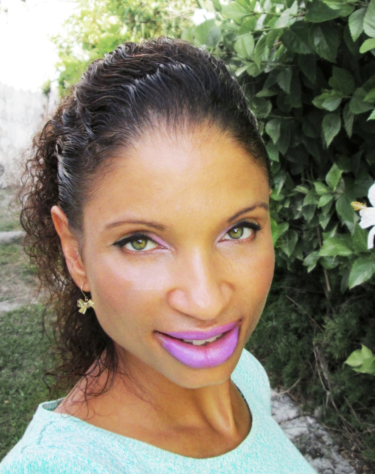 Neon Purple Lips