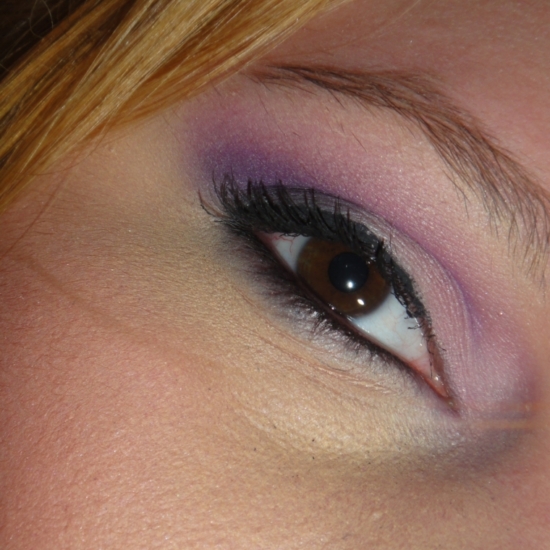 Lavender Eye Makeup Look