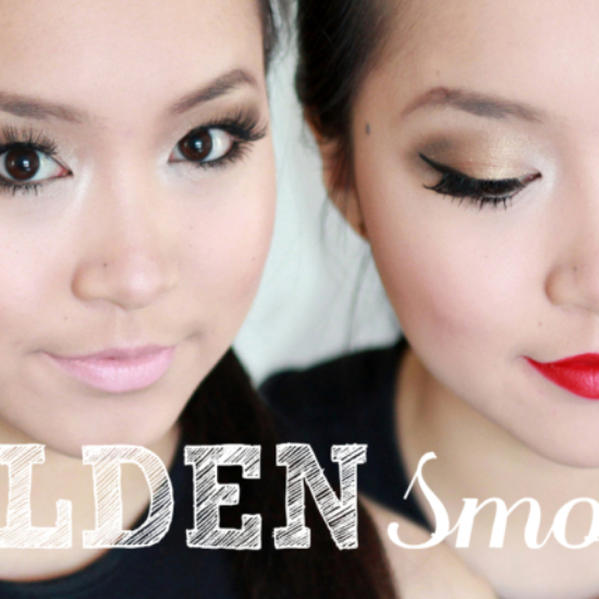 Golden Smokey Eyes (ft. Naked Palette)
