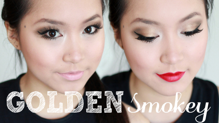 Golden Smokey Eyes (ft. Naked Palette)