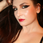 Makeup With Red Lipstick