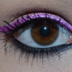 Pink eyeliner