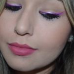 Pink eyeliner