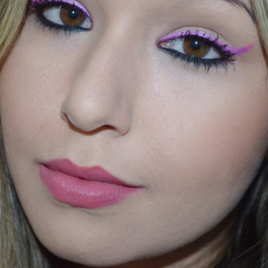 Pink eyeliner