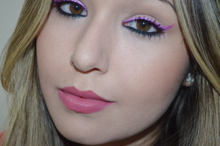Pink eyeliner