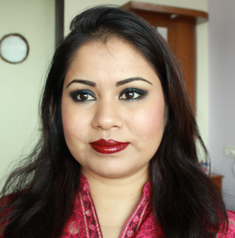 Bold Eyes and Lips for Holidays