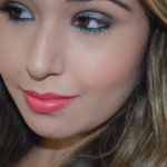 Silver with Blue
