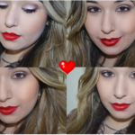 Clear Eye and Red Lipstick
