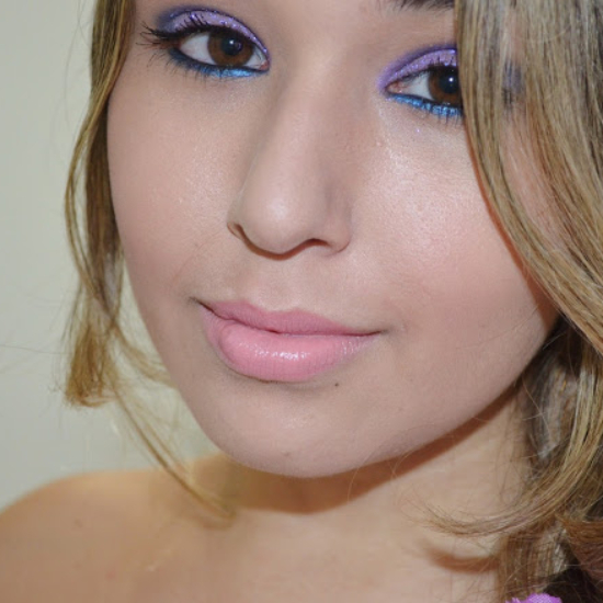 Lilac and Blue