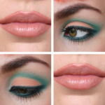 Teal+Peach Matte Eyeshadow