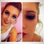 Bronze Smokey Eye + Red Lip!