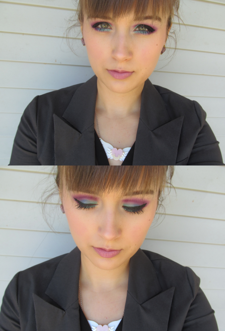 Recreating RuPaul's Blues and Purple Cut Crease!