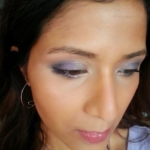 A Smokey Purple Contoured Look