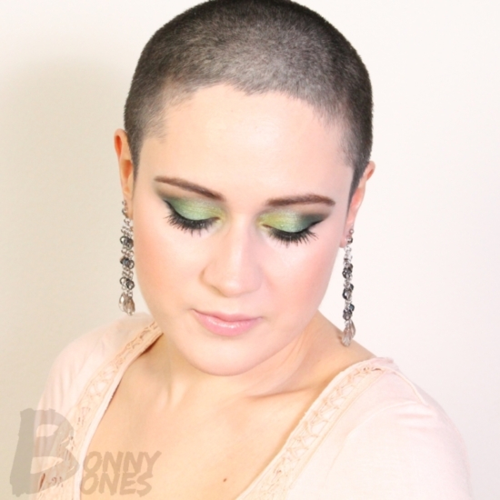 Shimmery Green Eyes