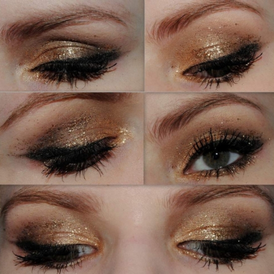 Glam With Some Gold Glitter