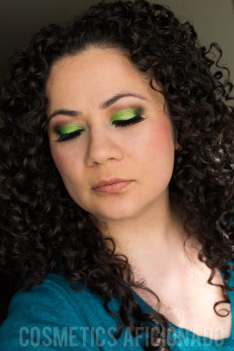 Lime Green Smokey Eye