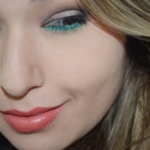 Blue Brown Makeup