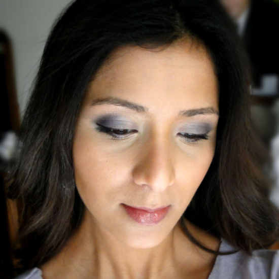 A Smokey Purple Contoured Look