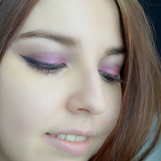 Hot Pink and Dark Purple