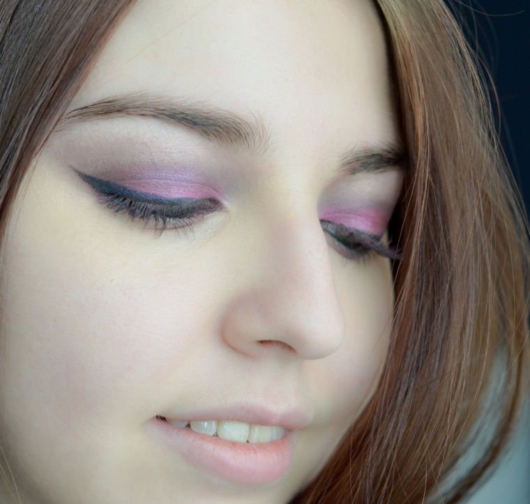 Hot Pink and Dark Purple
