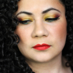 Colorful, Summery Smoky Eyes With Bold Lip