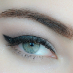Black Sparkly Cat Eye