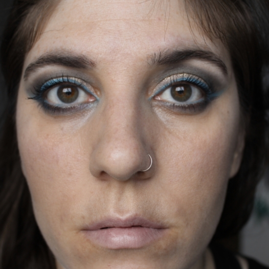 Cut Crease With a Pop of Blue
