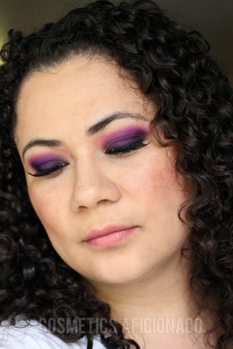 Purple and Hot Pink Smoky Eyes