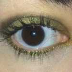Olive and Brown Mineral Eyeshadow Look