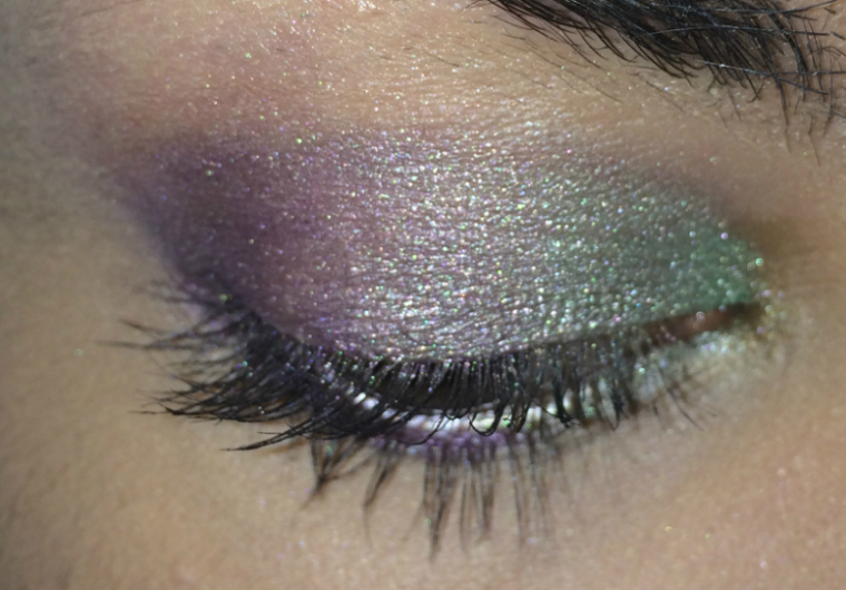 Mint and Lavender Colourful Eye