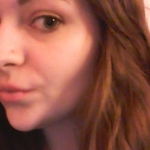 Gold Eyes with Medium Glossy Pink Lip