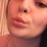 Gold Eyes with Medium Glossy Pink Lip