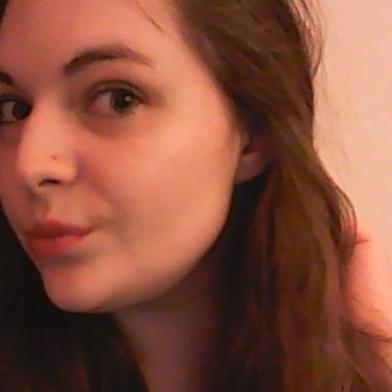 Brown Shadows with a Glossy Red Lip