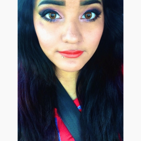Smokey Pink and Purple