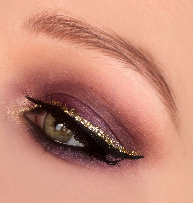 Purple With Glitter Wing