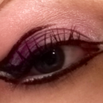 Dramatic Cut Crease Liner With Purple Eye Shadow