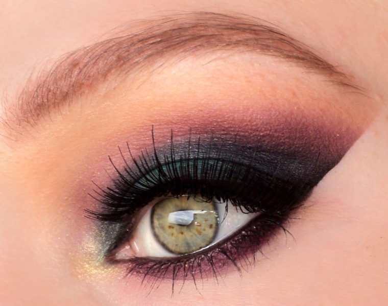 Teal & Purple Smokey