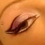 Dramatic Cut Crease Liner With Purple Eye Shadow